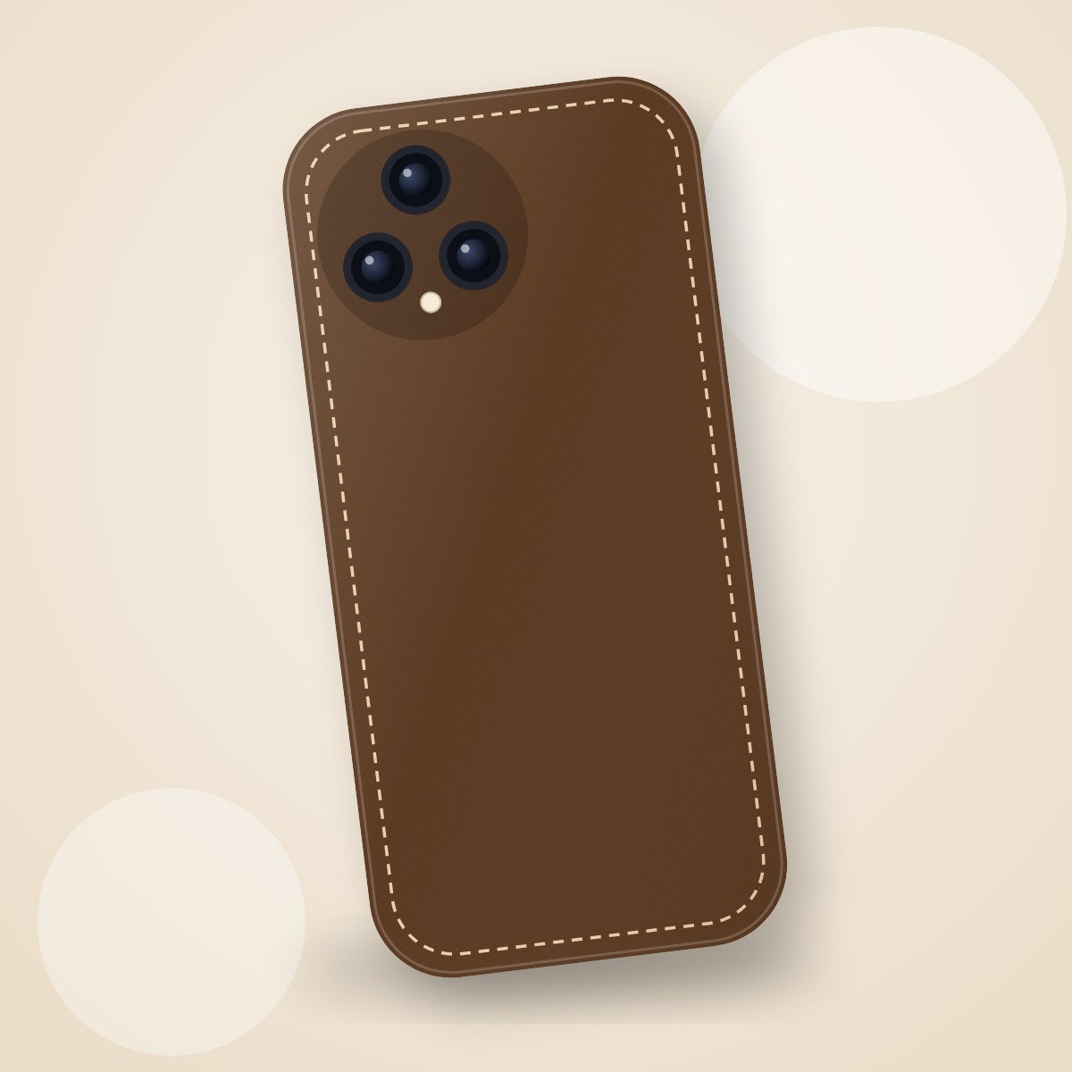 Brown Leather Case for OnePlus 13